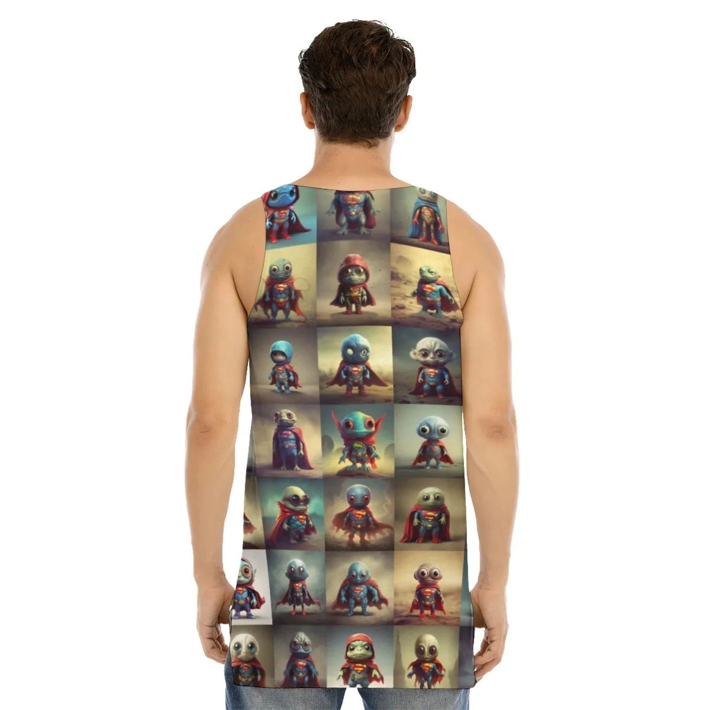 ALIEN BABY SUPERMEN ALL-OVER PRINT SHIRT and tank