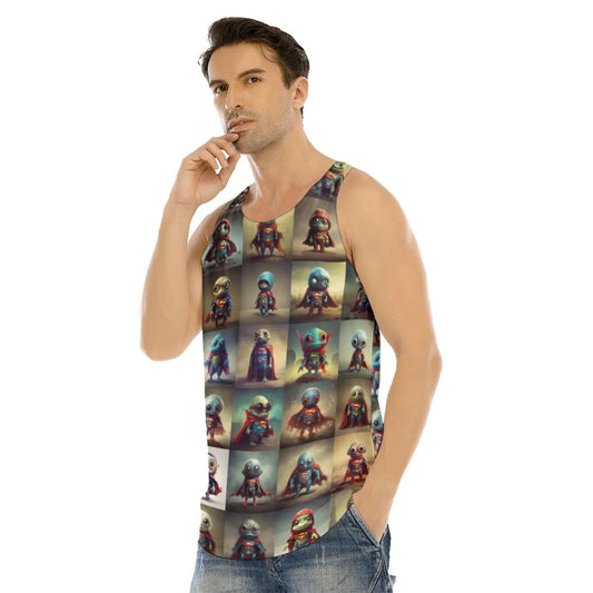 ALIEN BABY SUPERMEN ALL-OVER PRINT SHIRT and tank