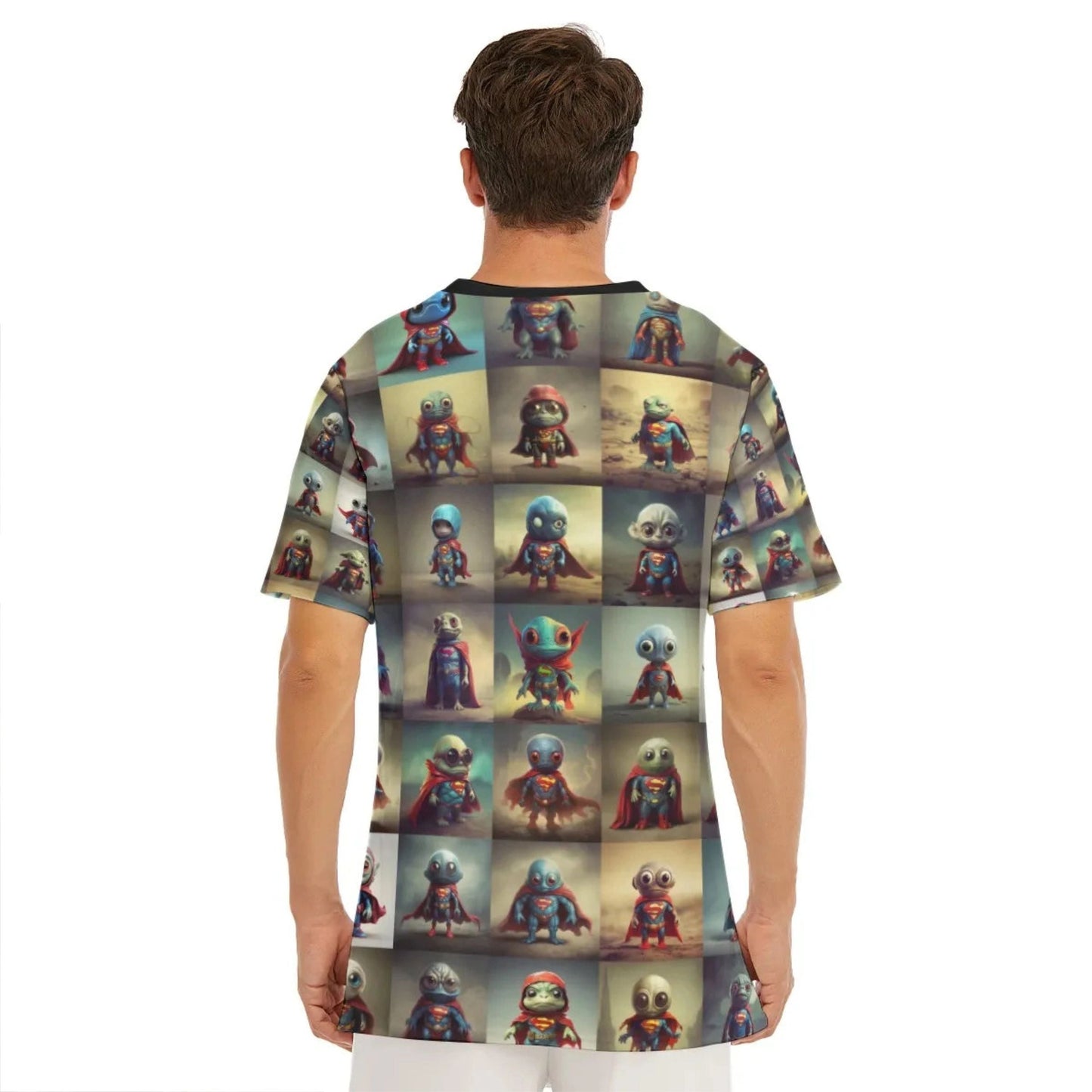 ALIEN BABY SUPERMEN ALL-OVER PRINT SHIRT and tank