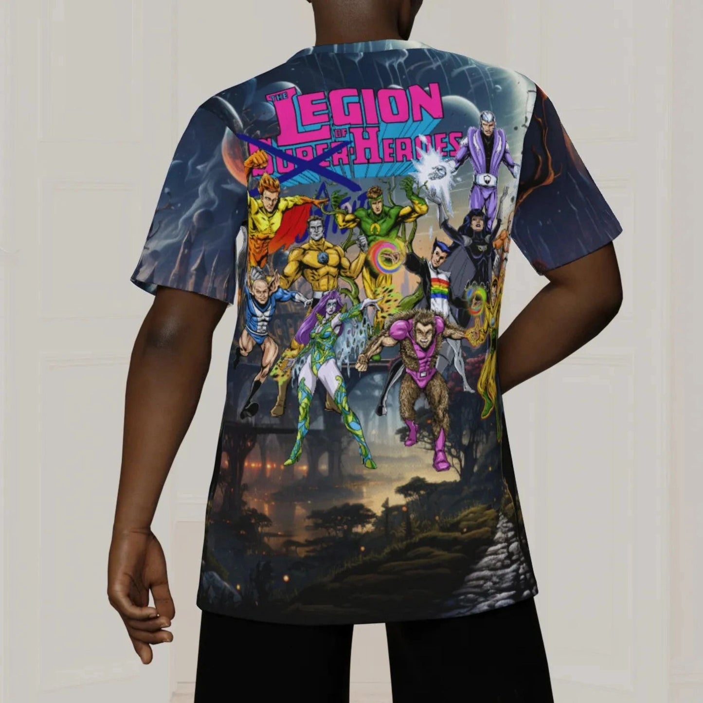 Legion of Substitute heroes Logo ALL OVER PRINT Tee and tank