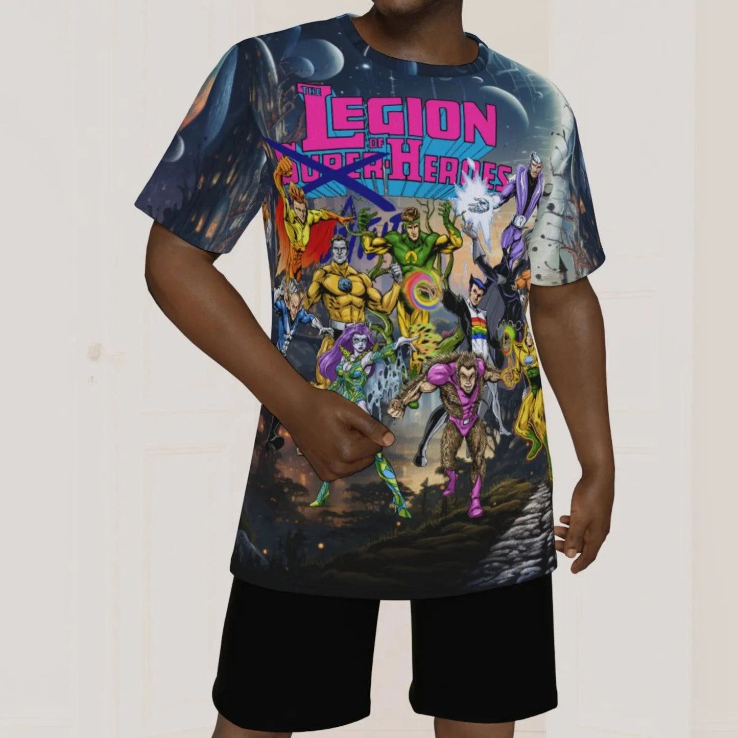 Legion of Substitute heroes Logo ALL OVER PRINT Tee and tank