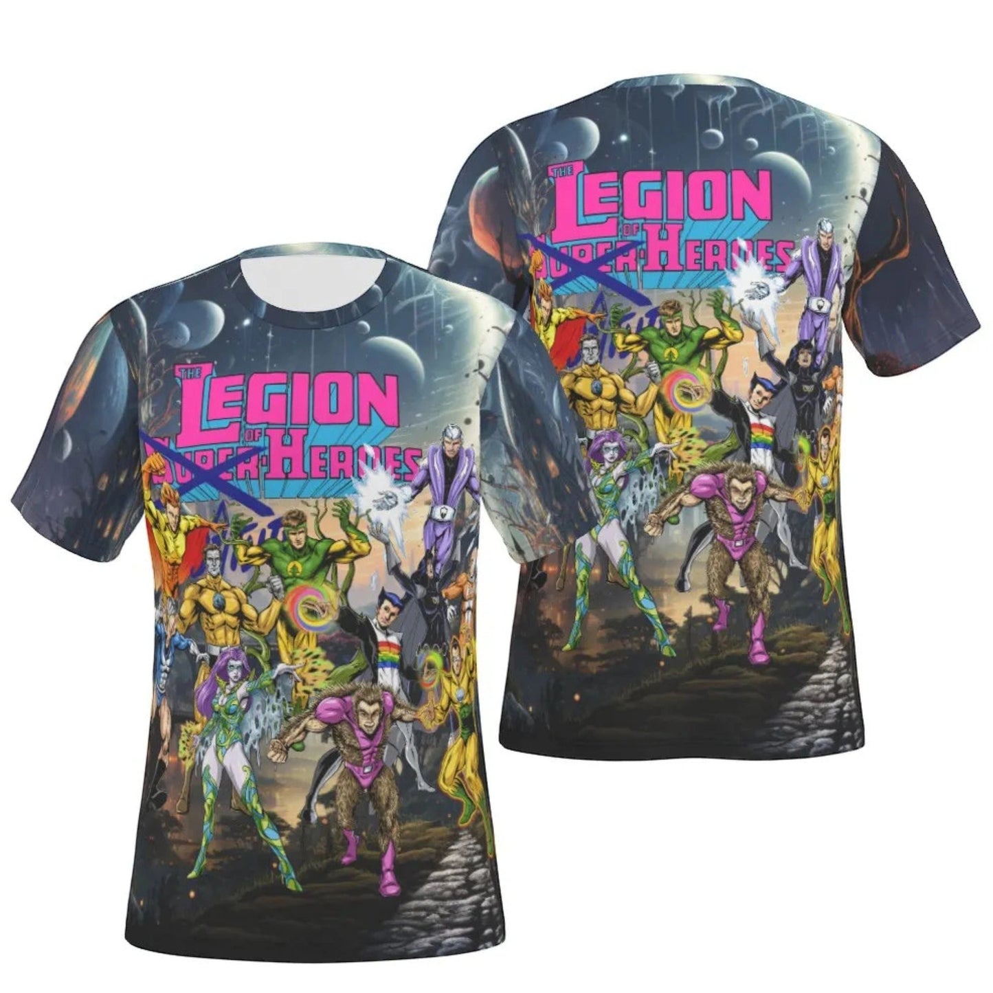 Legion of Substitute heroes Logo ALL OVER PRINT Tee and tank