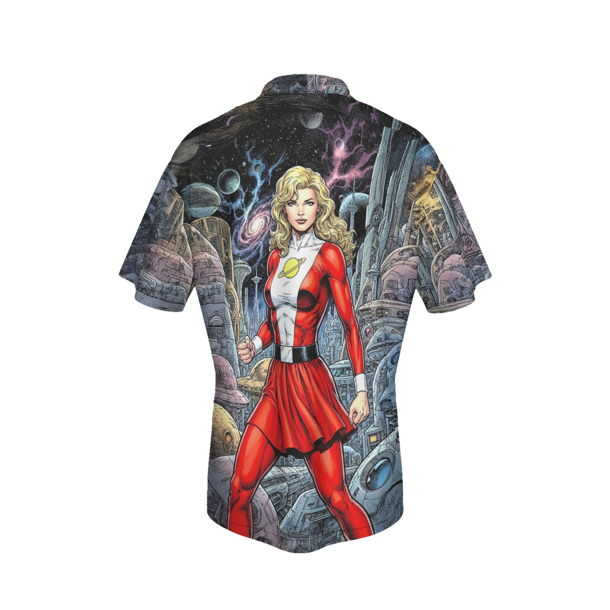 SATURN GIRL CLASSIC READY OVER PRINT SHIRT AND TANK TOP - ORIGINAL ART