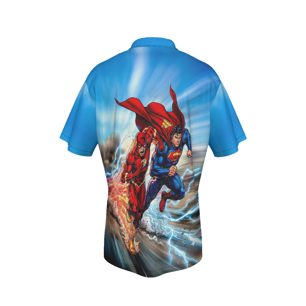 SUPERMAN FLASH RACE All Over Print Shirt & Tank Top  -PRIVATE EDITIONS