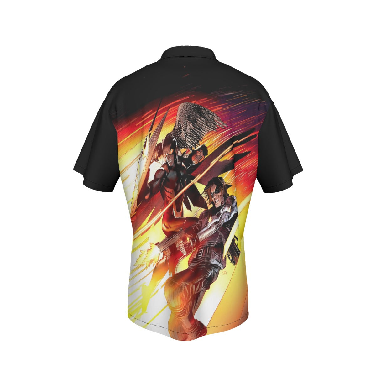FALCON WINTER SOLDIER 1 OVER PRINT SHIRT AND TANK TOP