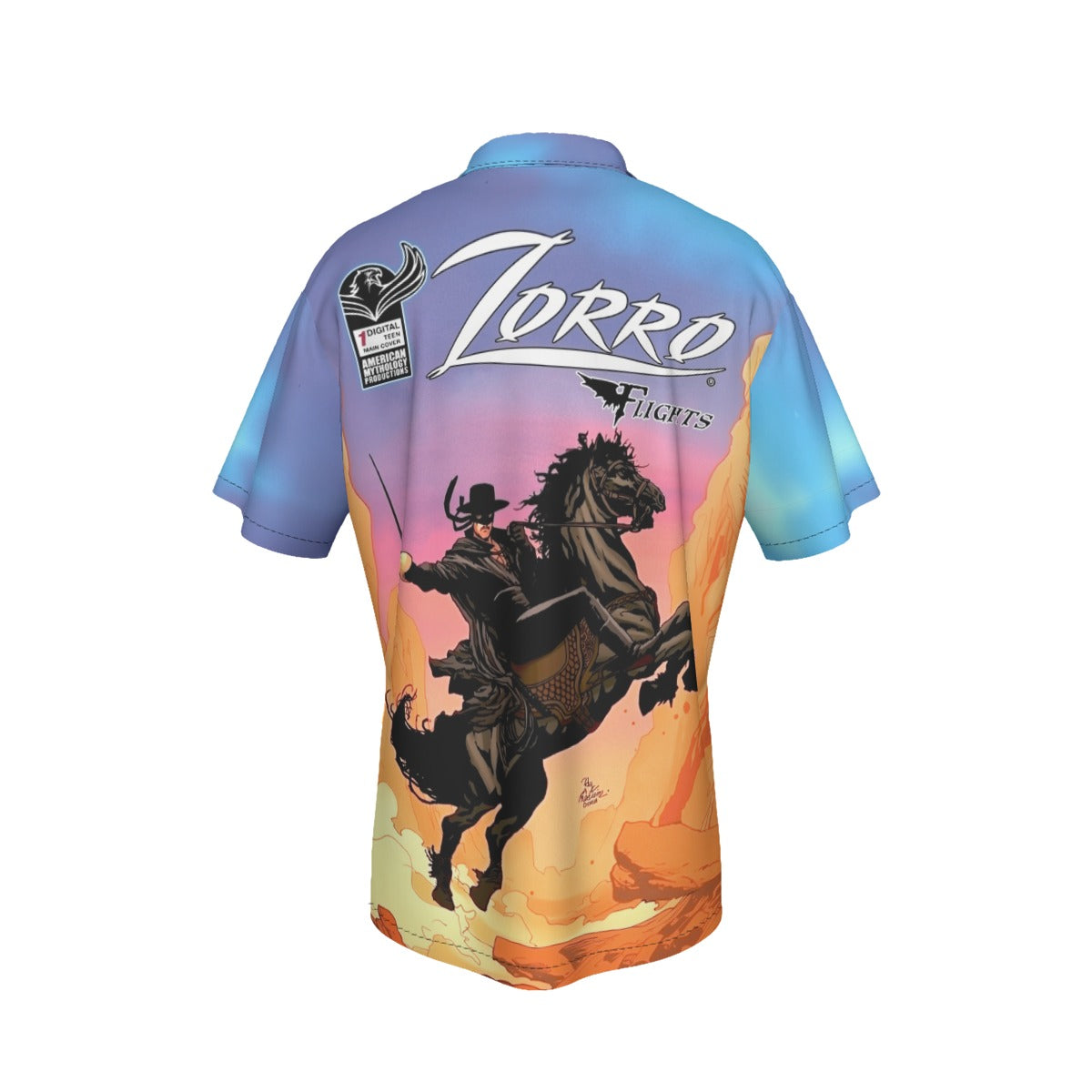 ZORRO FLIGHTS ALL OVER PRINT SHIRT AND TANK TOP