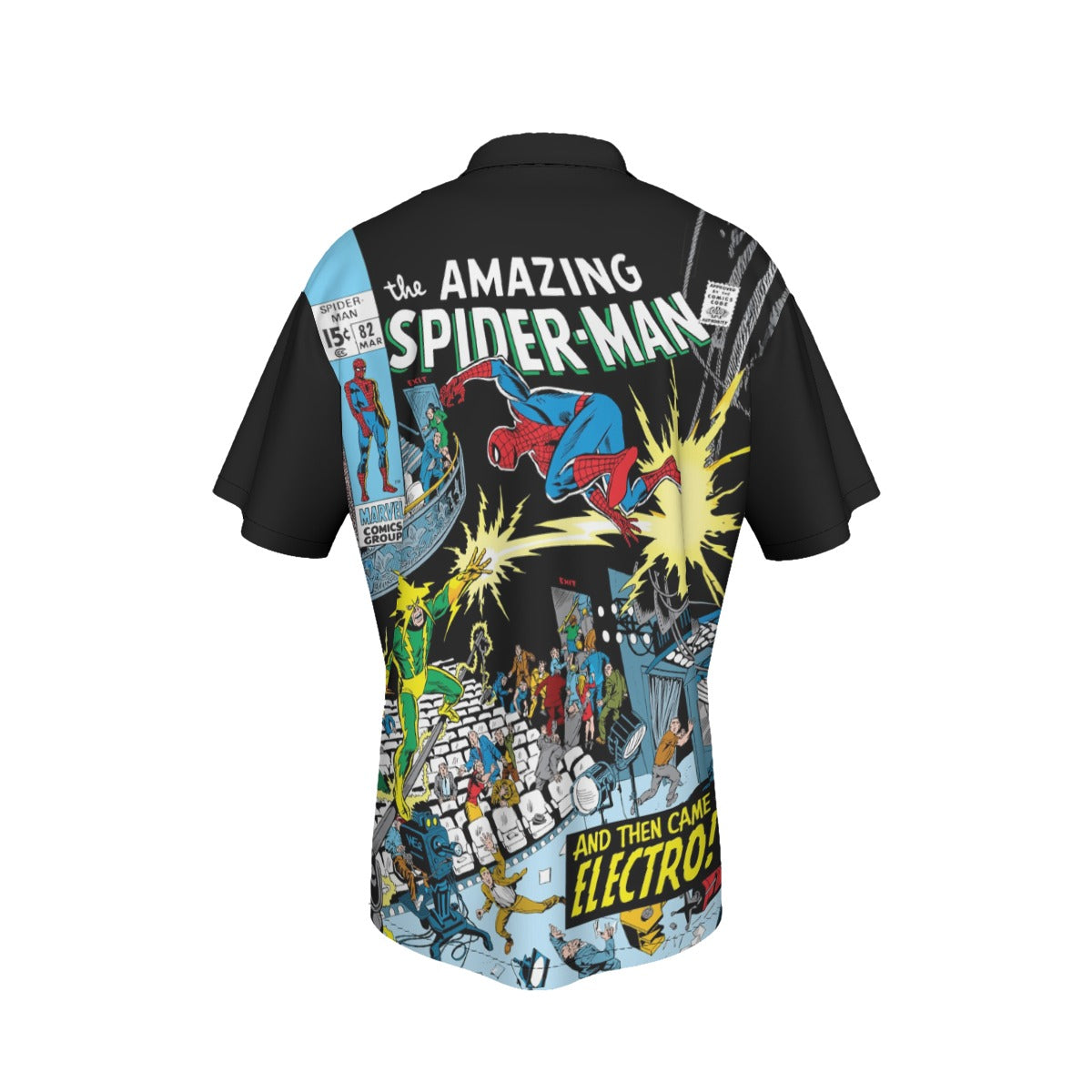 AMAZING SPIDERMAN 82 OVER PRINT SHIRT AND TANK TOP- ELECTRO