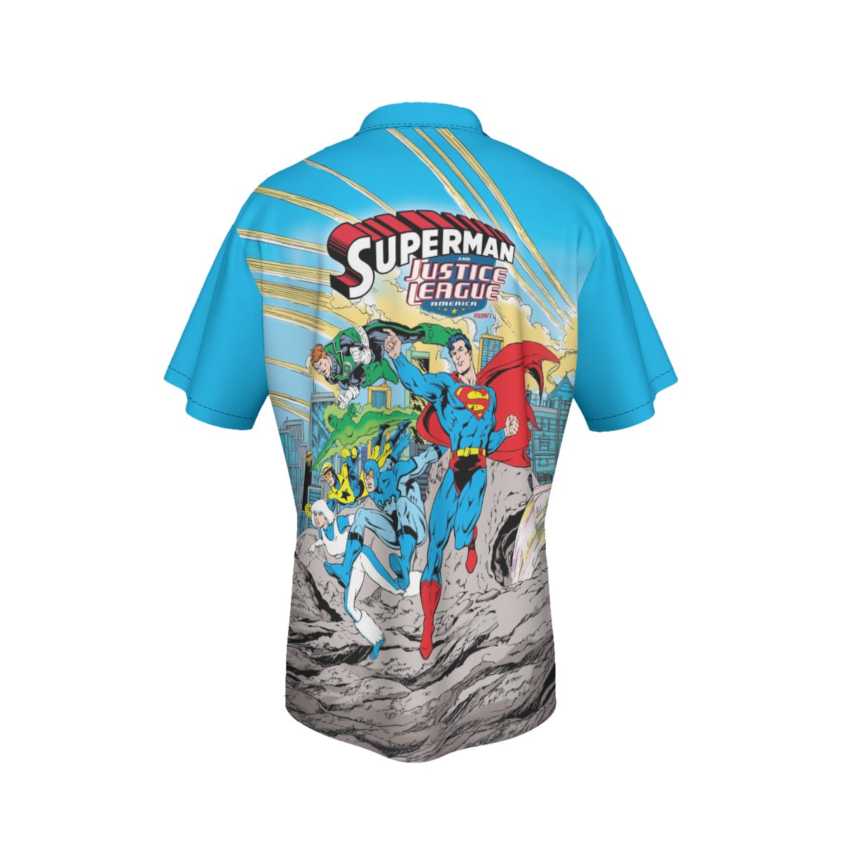 SUPERMAN AND THE JLA All Over Print Shirt & Tank Top
