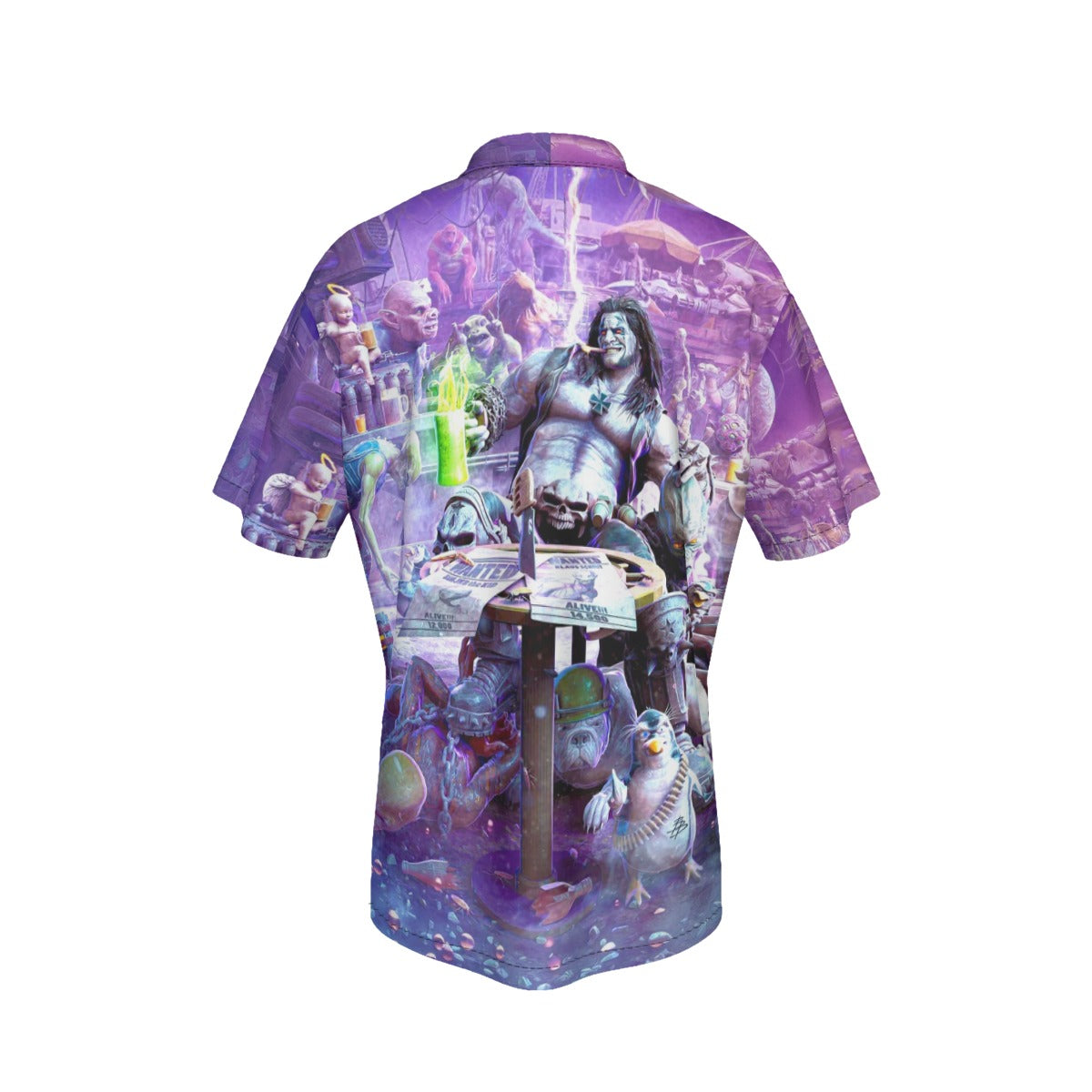 LOBO FROM OMEGA MEN All Over Print Shirt & Tank Top