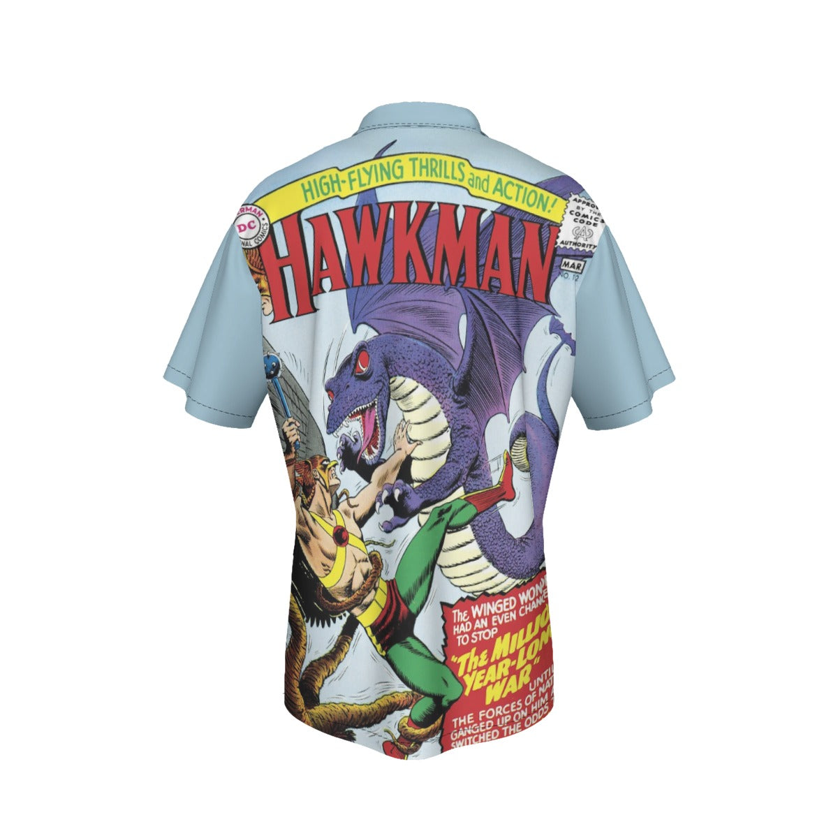 HAWKMAN 12 All Over Print Shirt & Tank Top - ORIGINAL ART