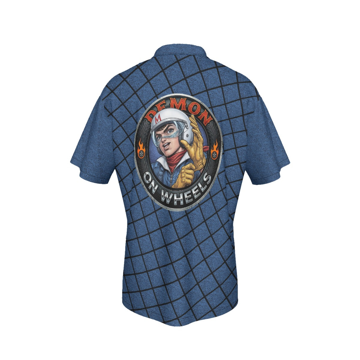 DEMON ON WHEELS All Over Print Shirt & Tank Top - SPEED RACER ORIGINAL ART BY EKA