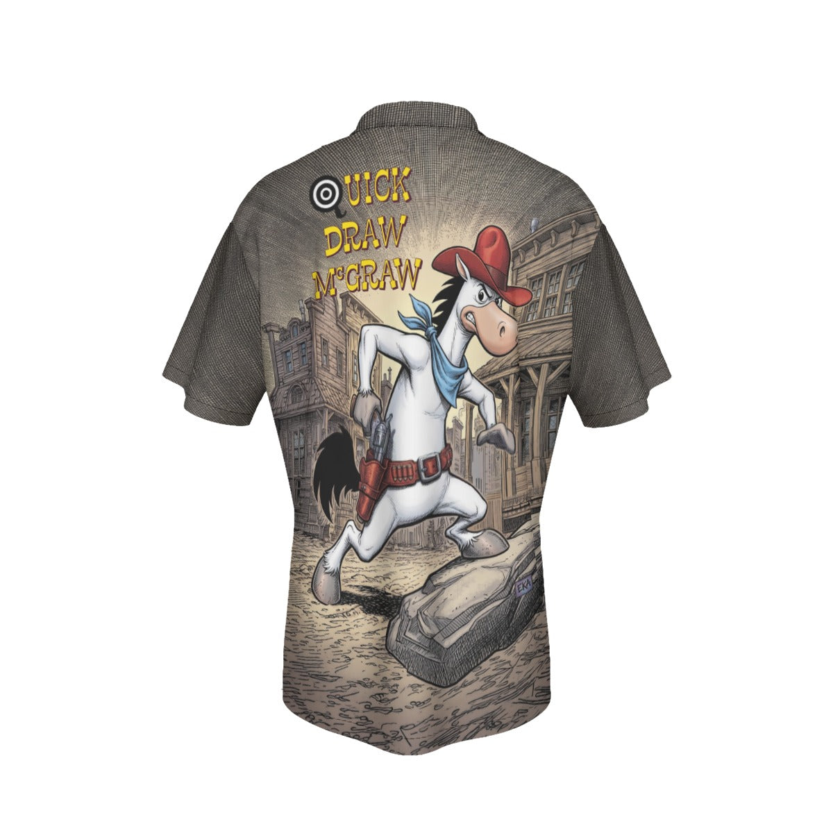 QUICK DRAW MCGRAW TV All Over Print Shirt & Tank Top  - ORIGINAL ART BY EKA