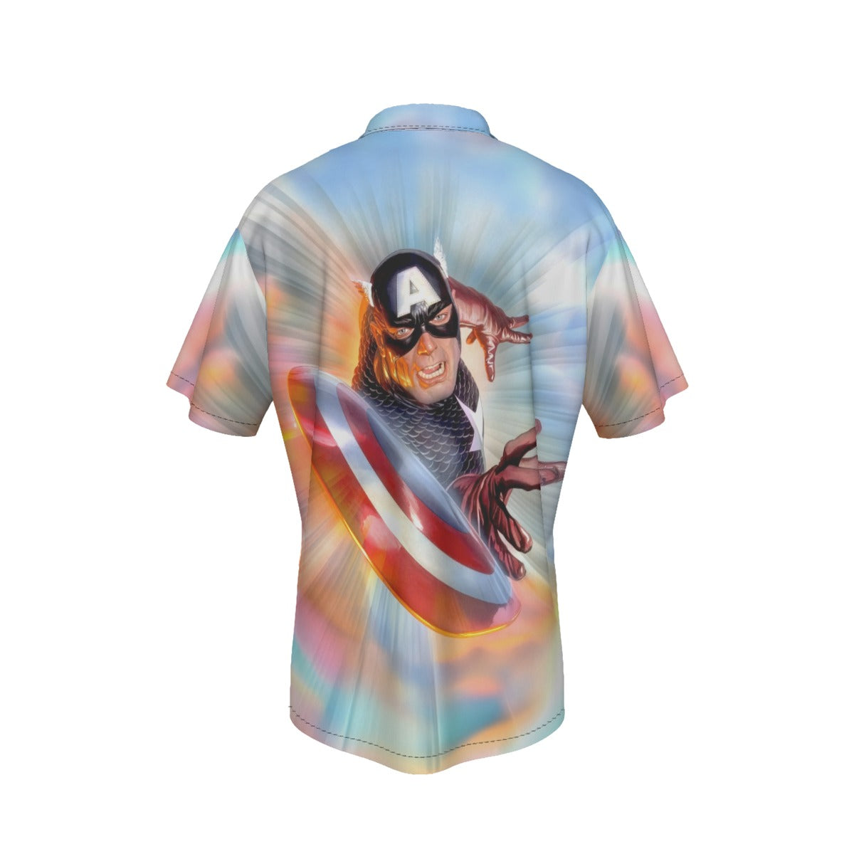 CAPTAIN AMERICA THROW All Over Print Shirt & Tank Top - ALEX ROSS ART