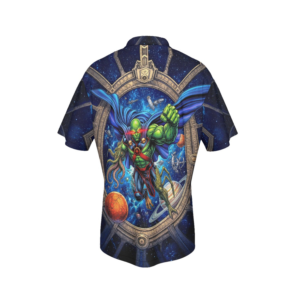 MARTIAN MANHUNTER GO All Over Print Shirt & Tank Top - ORIGINAL ART BY EKA