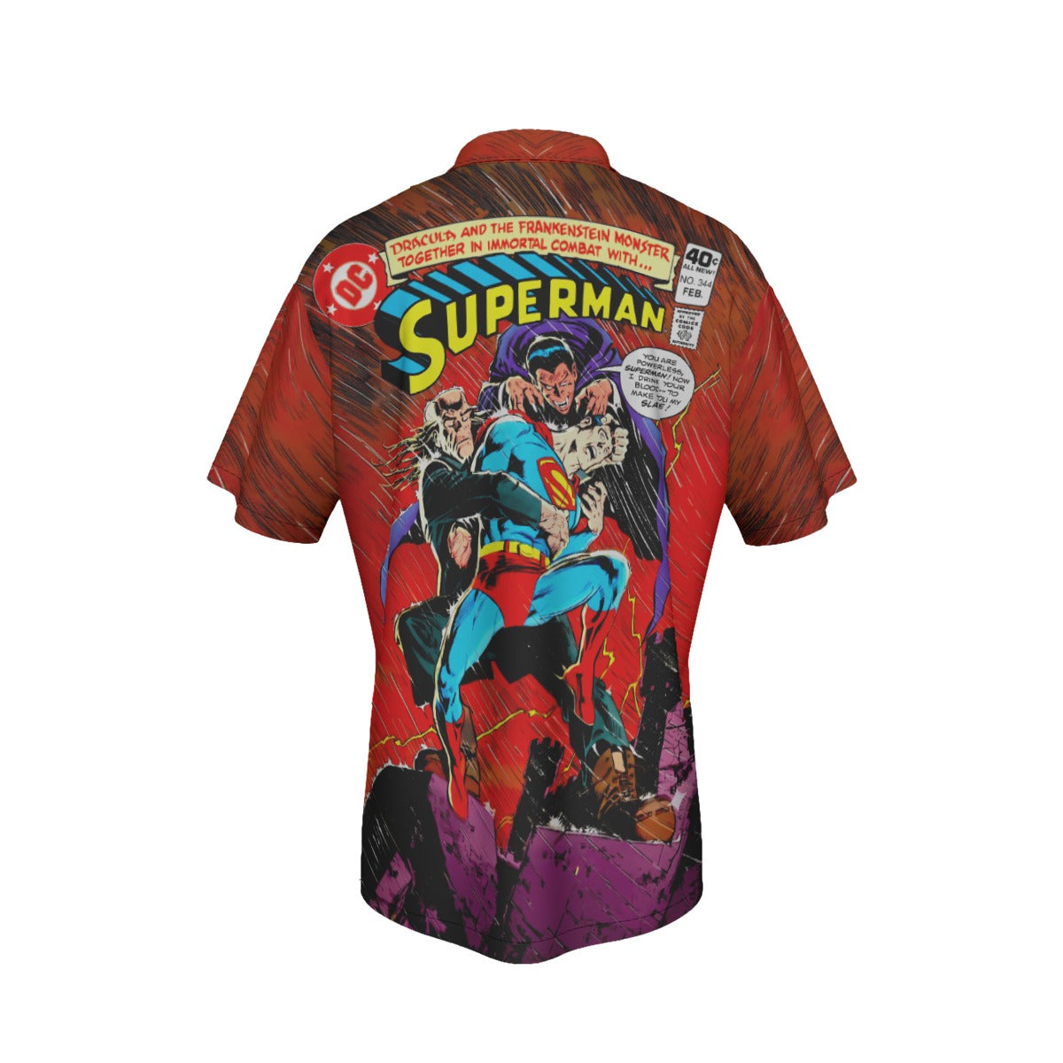 SUPERMAN 344 All Over Print Shirt & Tank Top  - ﻿Jose Luis Garcia-Lopez Art