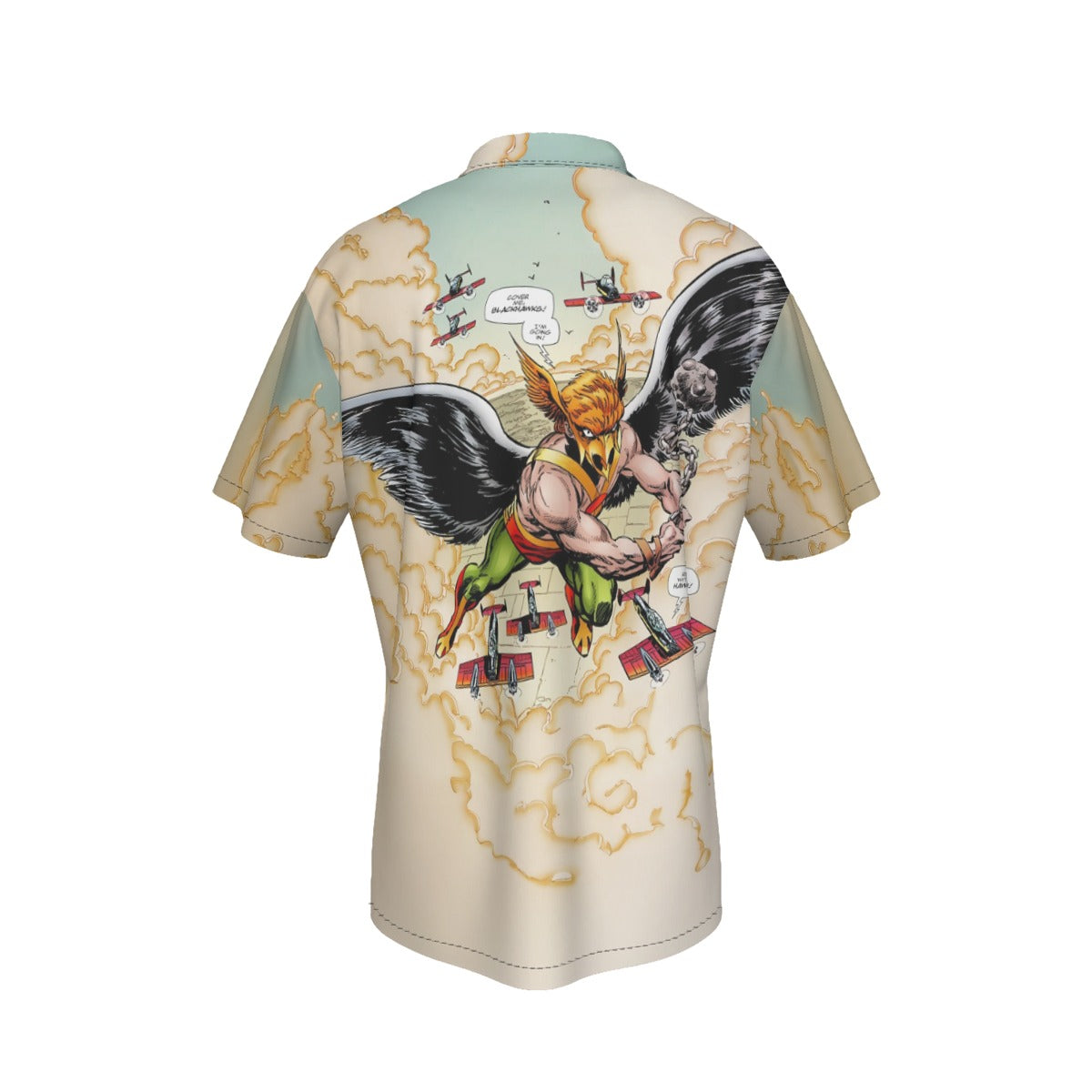 GENERATIONS 3 HAWKMAN All Over Print Shirt & Tank Top - JOHN BYRNE ART