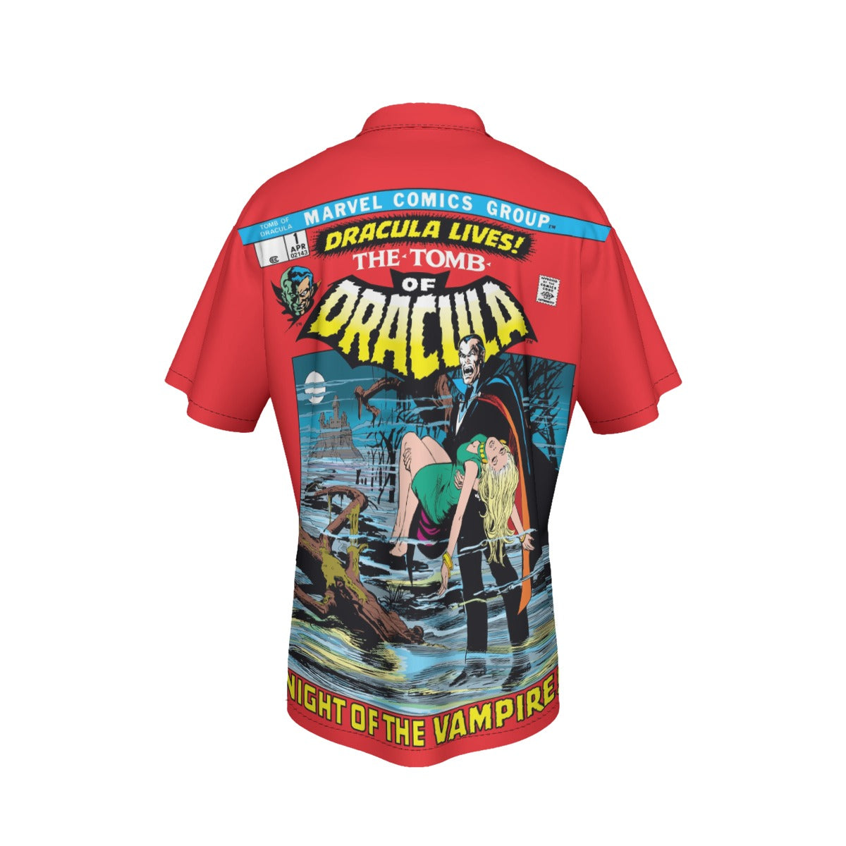 TOMB OF DRACULA 1 All Over Print Shirt & Tank Top - NEAL ADAMS ART