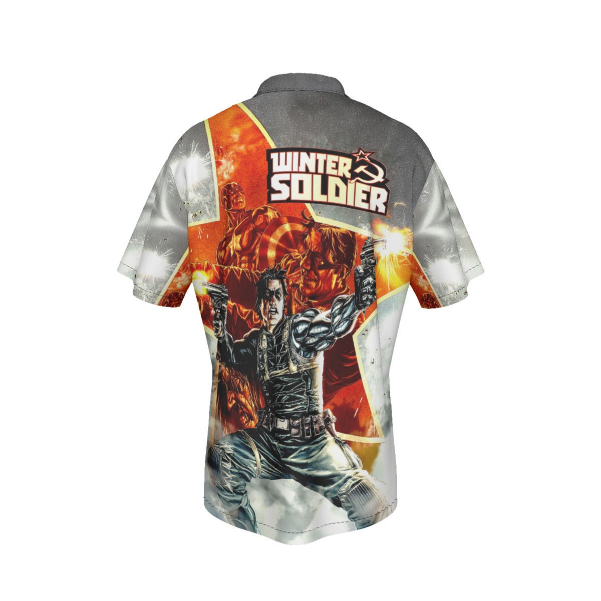 WINTER SOLDIER 1 OVER PRINT SHIRT AND TANK TOP - DR FATE