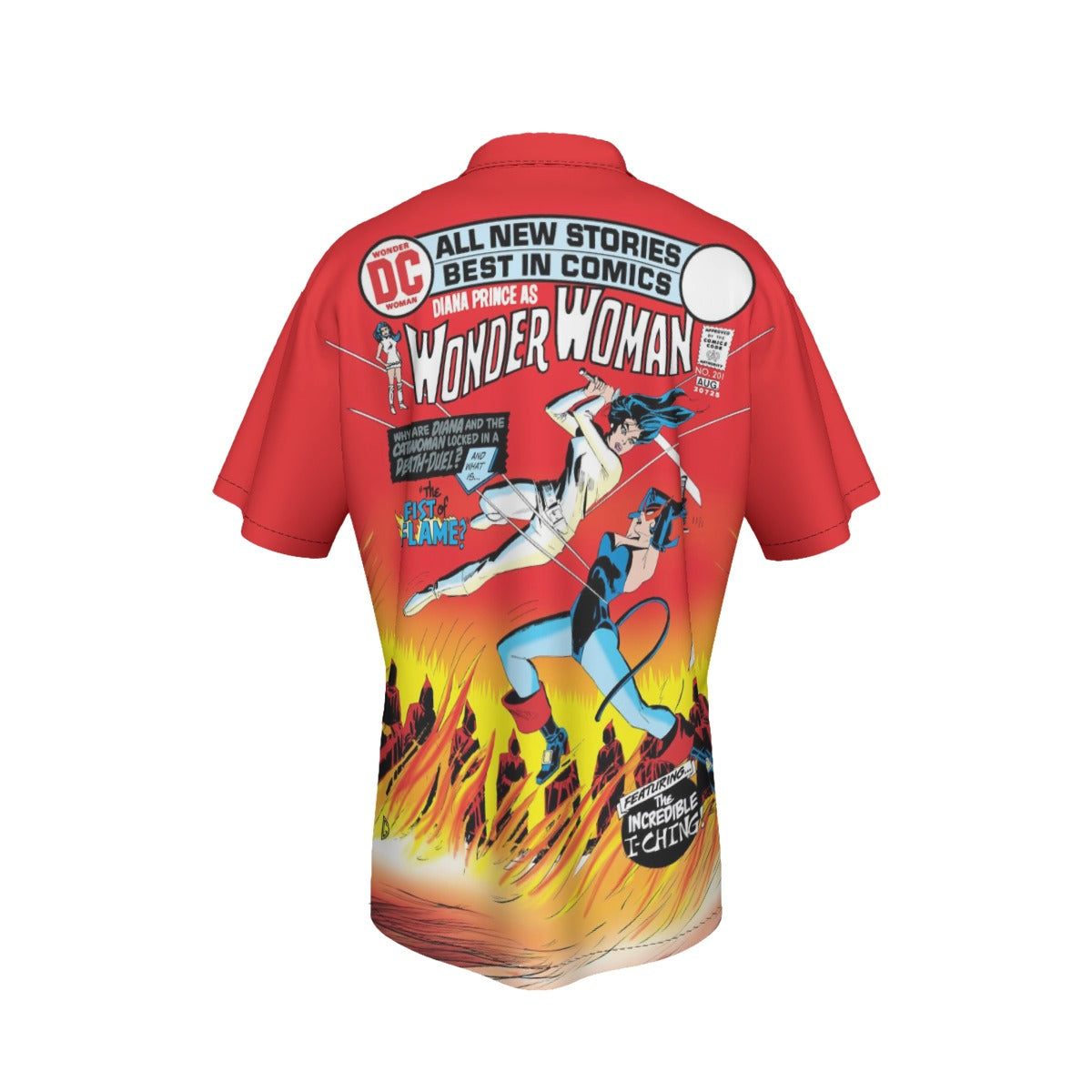 WONDER WOMAN 201 Over Print Shirt & Tank Top