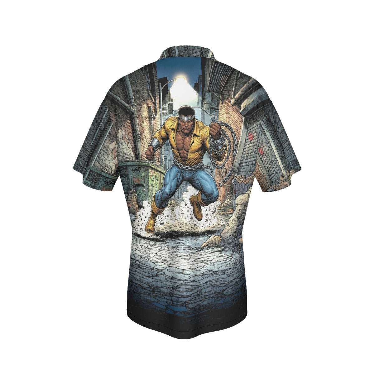 POWER MAN GO All Over Print Shirt & Tank Top - ALEX ROSS ART