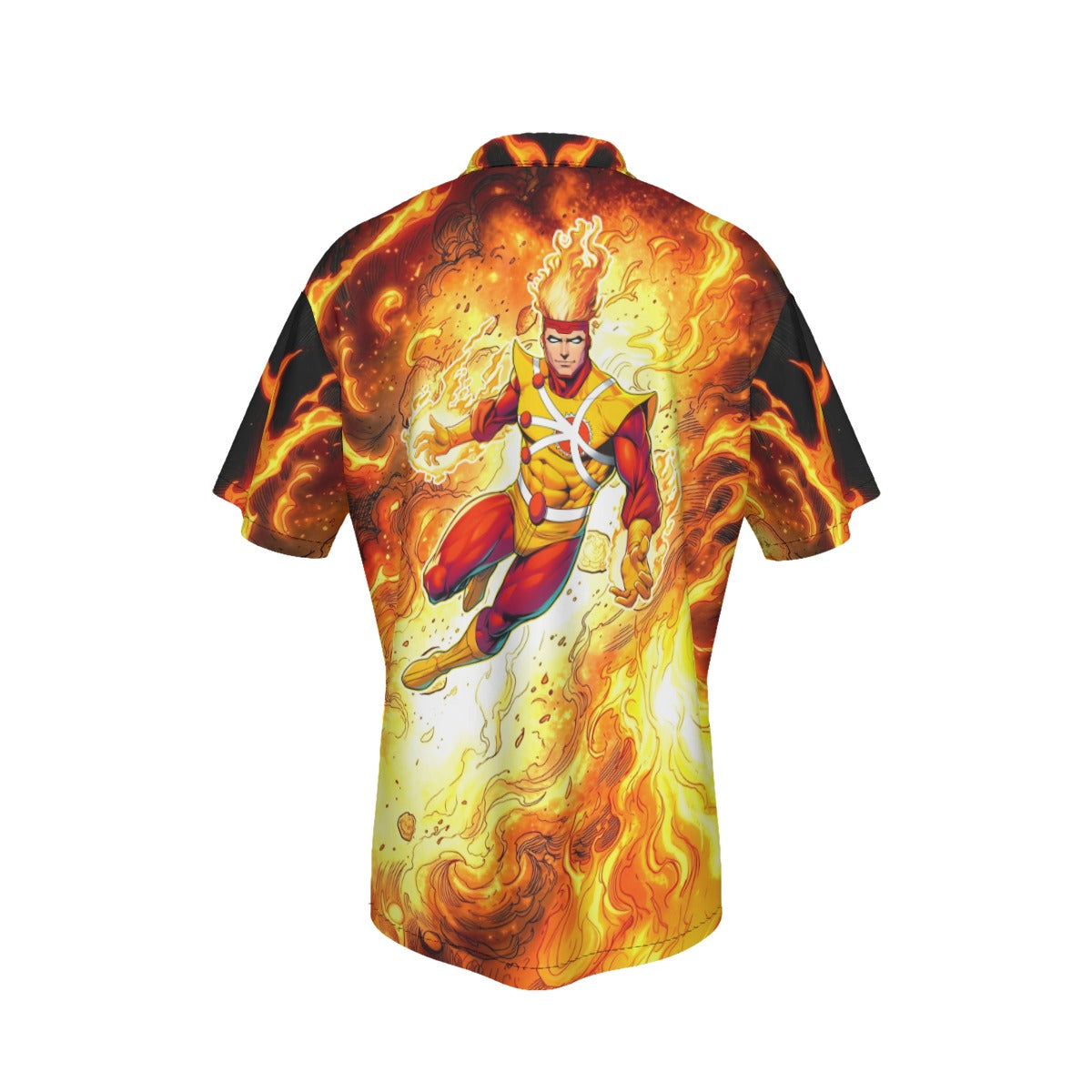 FIRESTORM READY OVER PRINT SHIRT AND TANK TOP - ORIGINAL ART