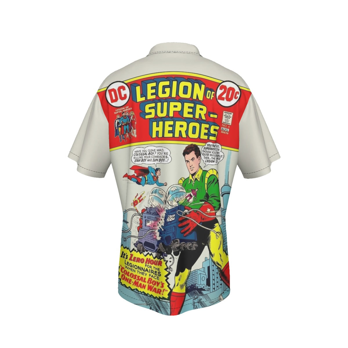LEGION OF SUPERHEROES 2 V1 OVER PRINT SHIRT AND TANK TOP