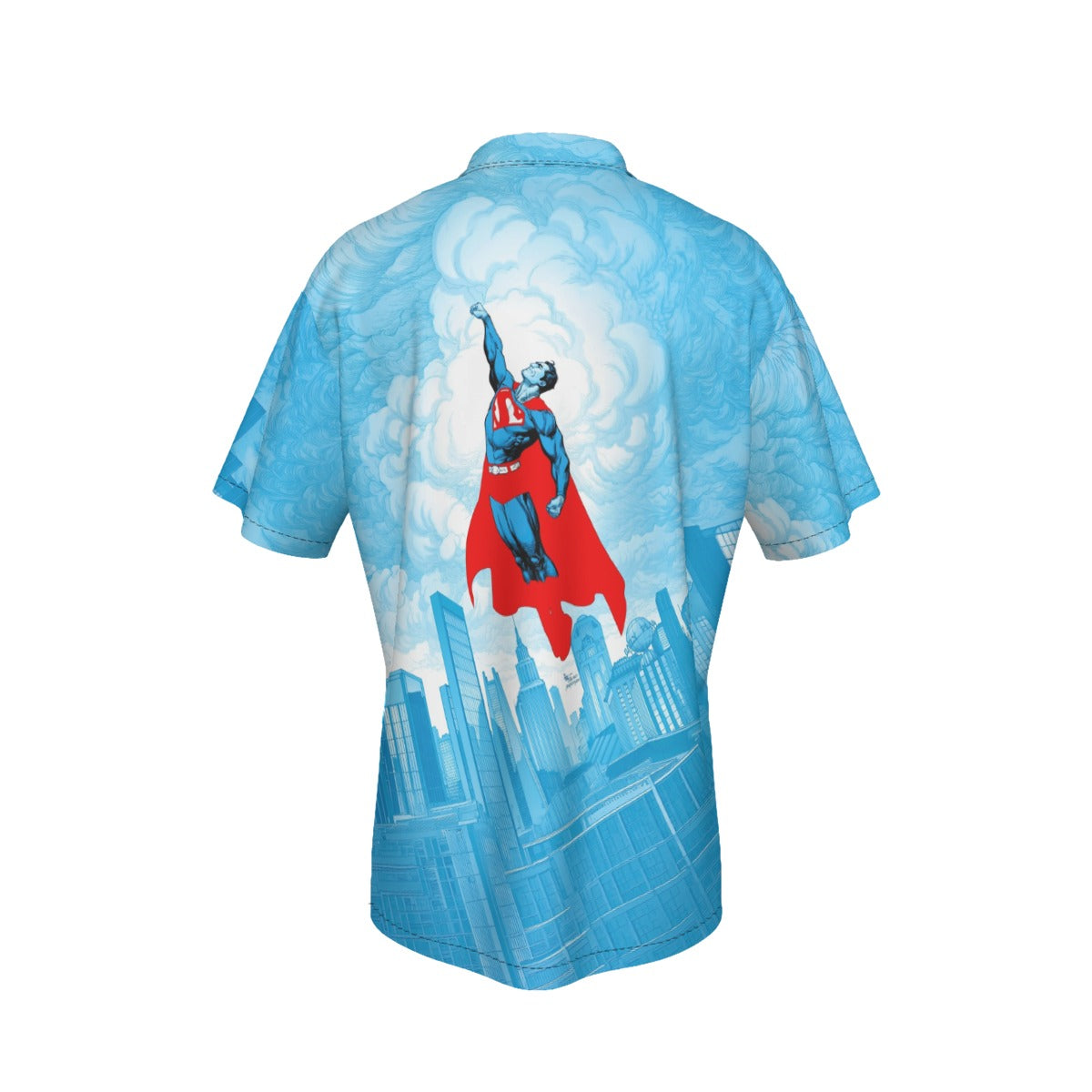 SUPERMAN RED AND BLUE All Over Print Shirt & Tank Top