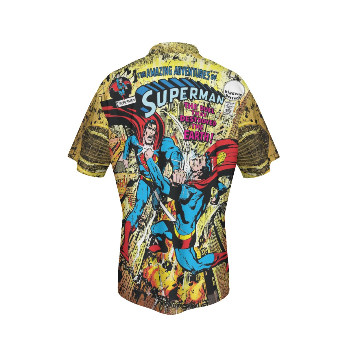 SUPERMAN 242 Over Print Shirt & Tank Top