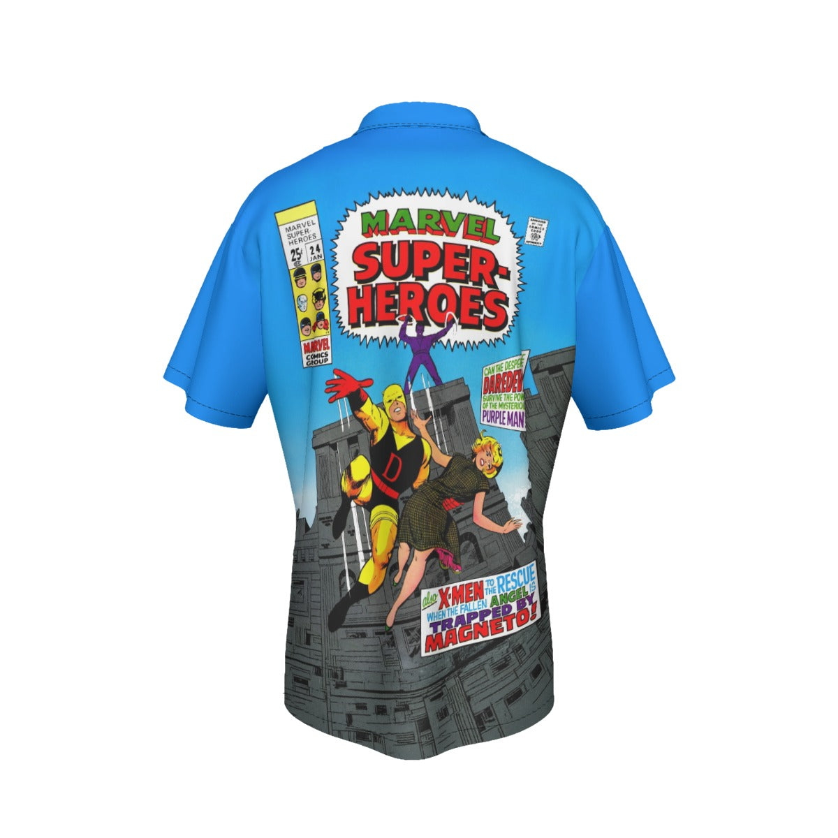 MARVEL SUPER HEROES 24 All Over Print Shirt & Tank Top - DAREDEVIL