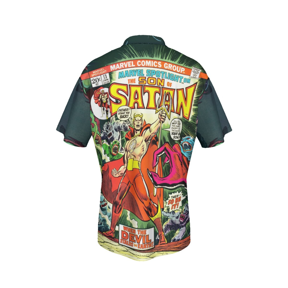MARVEL SPOTLIGHT 13 All Over Print Shirt & Tank Top- SON OF SATAN