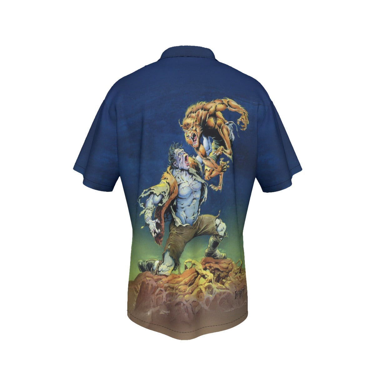 FRANKENSTEIN VS WEREWOLF All Over Print Shirt & Tank Top  - PLOOG ART