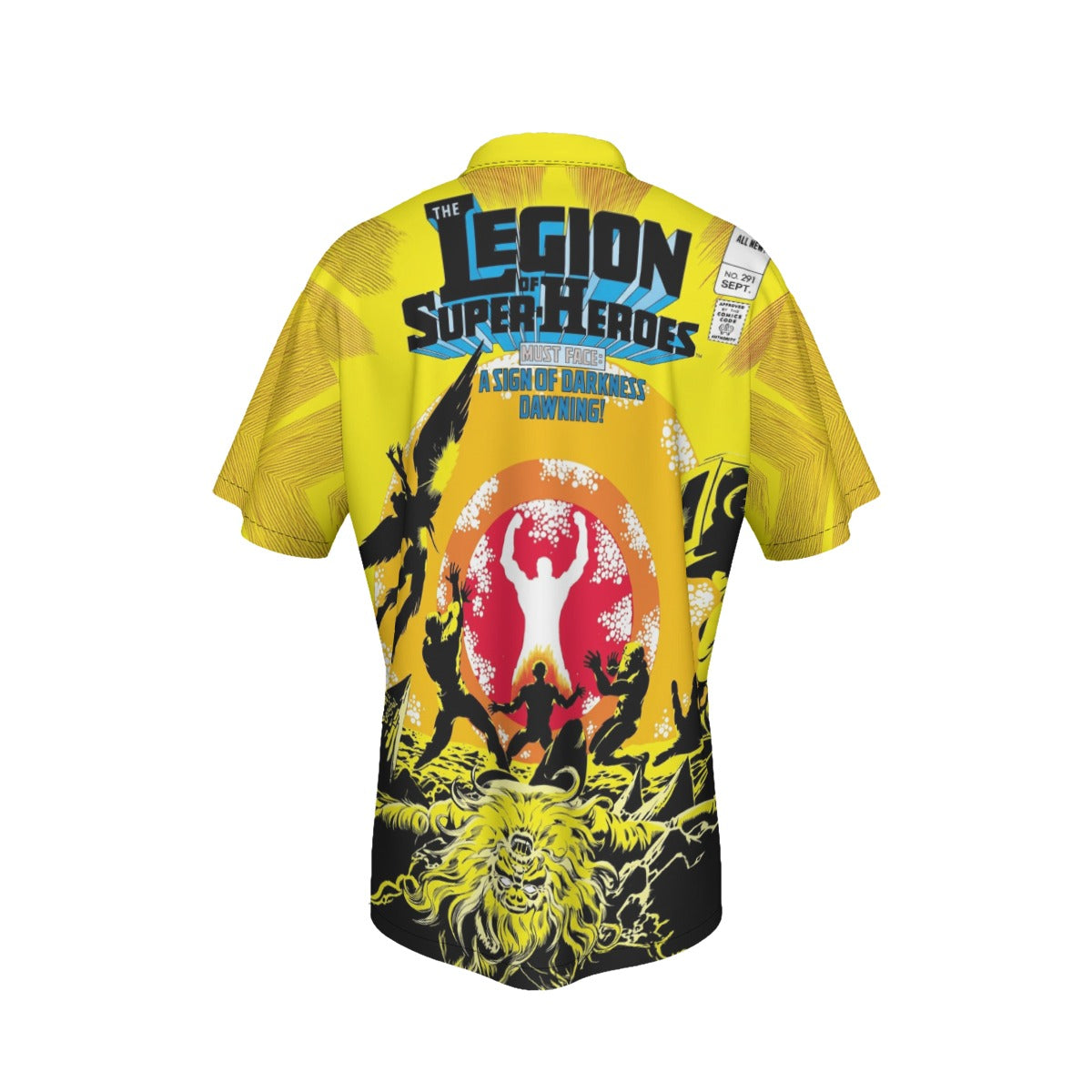 LEGION OF SUPERHEROES 291  All Over Print Shirt & Tank Top -THE GREAT DARKNESS SAGA