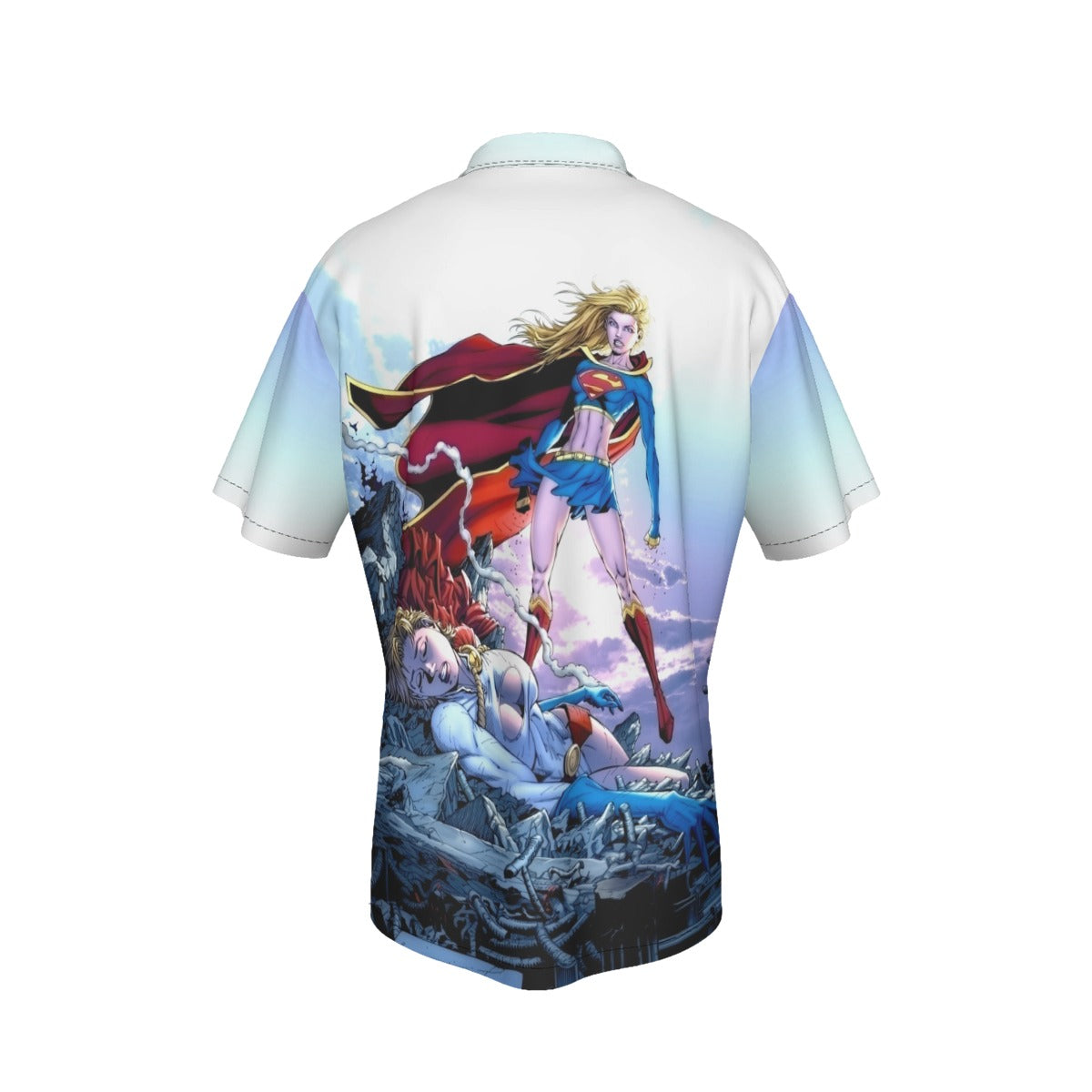 SUPERGIRL VS POWERGIRL All Over Print Shirt & Tank Top