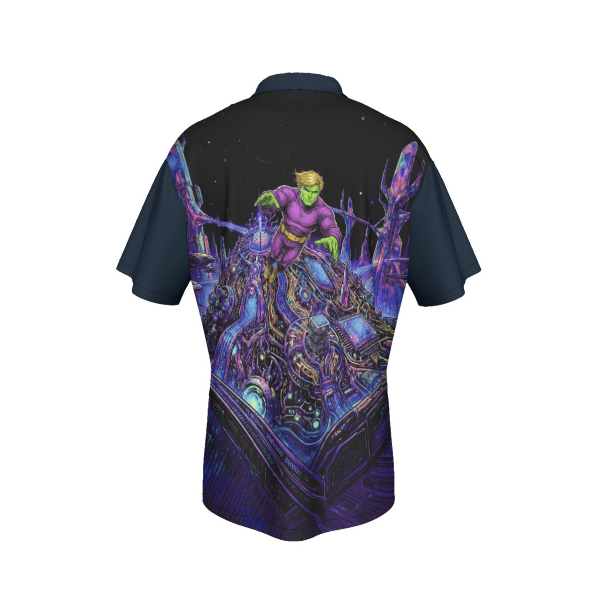 BRAINIAC 5 RUSH ALL OVER PRINT SHIRT AND TANK TOP - ORIGINAL ART BY EKA
