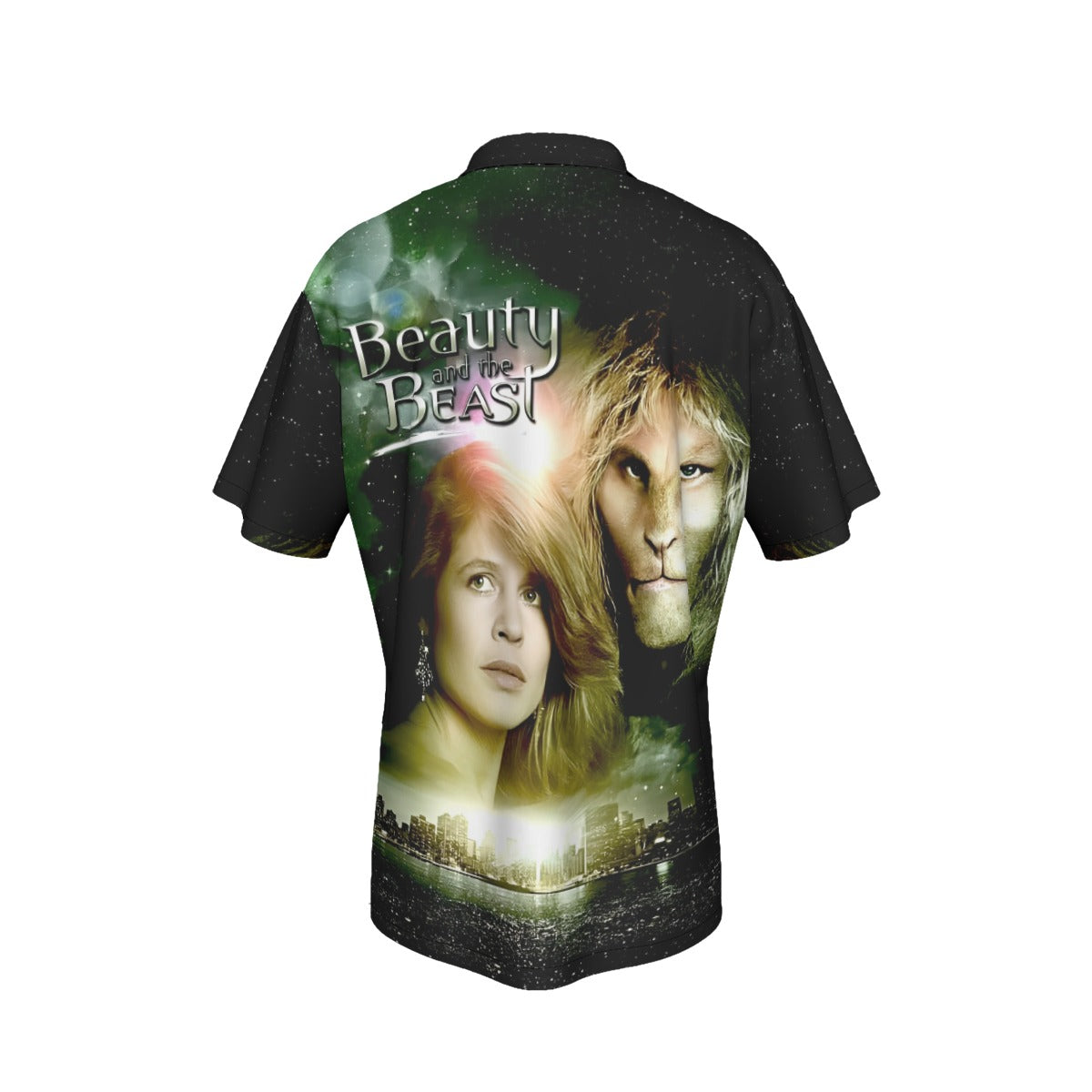 BEAUTY AND THE BEAST TV CD COVER OVER PRINT SHIRT AND TANK TOP