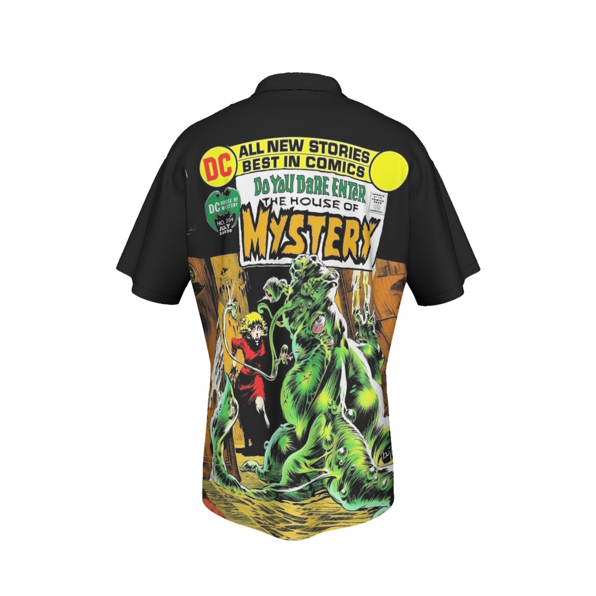HOUSE OF MYSTERY 204  ALL OVER PRINT SHIRT AND TANK TOP- BERNIE WRIGHTSON