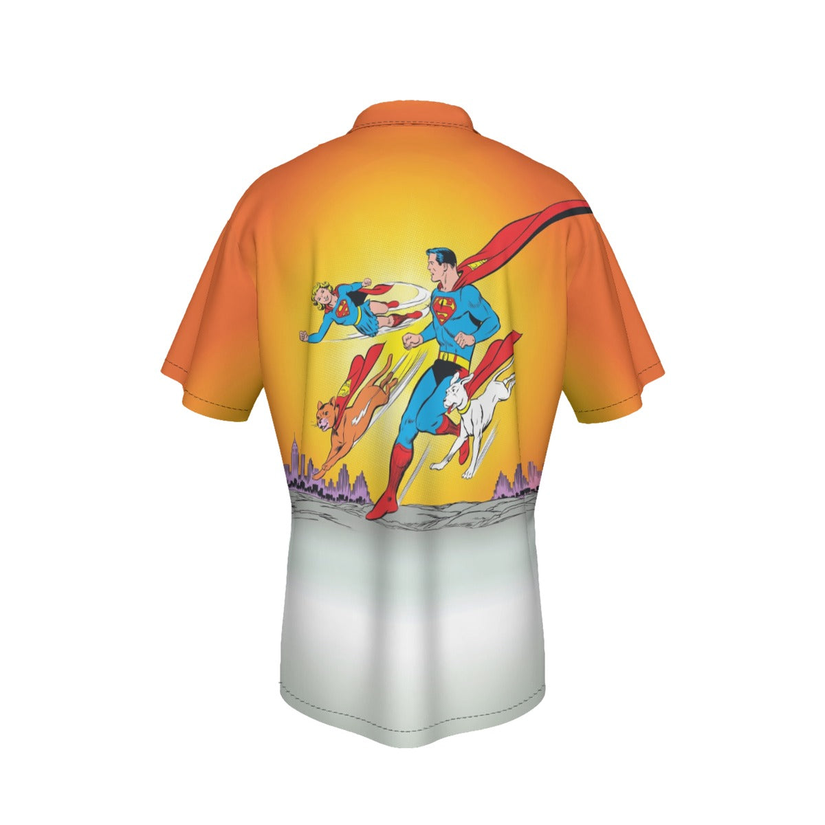 SUPERMAN SUPERGIRL SUPERPETS All Over Print Shirt & Tank Top