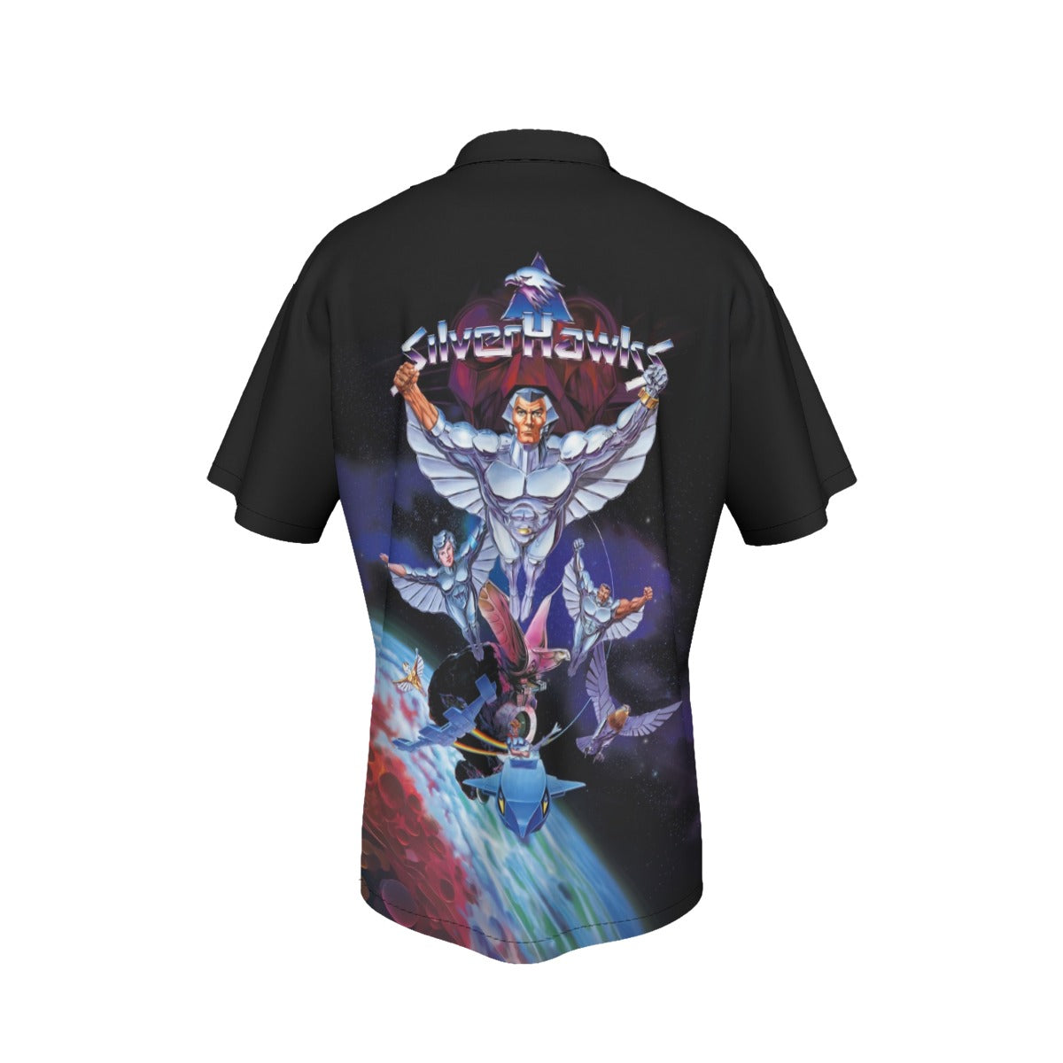 SILVERHAWKS Over Print Shirt & Tank Top
