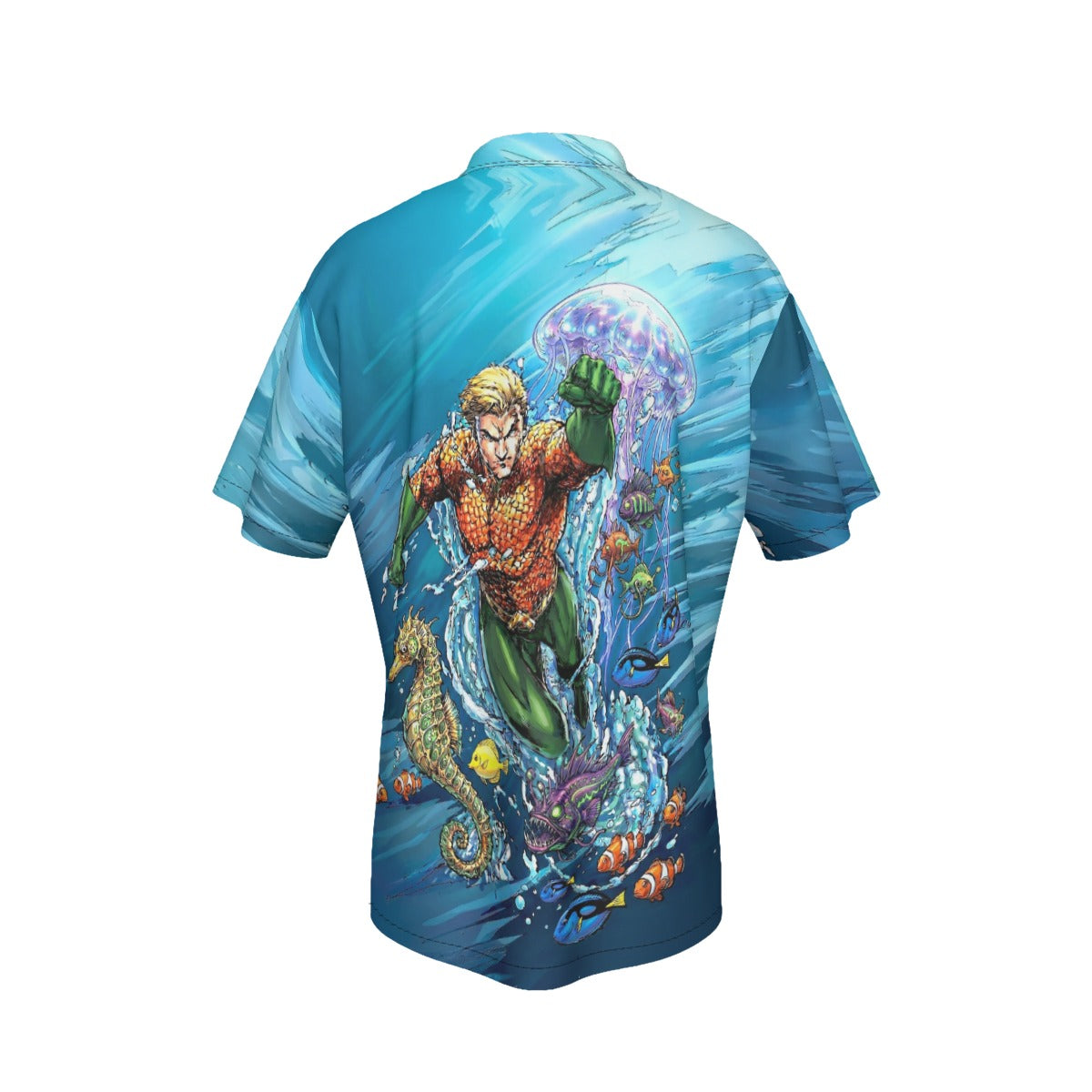 AQUAMAN GO All Over Print Shirt & Tank Top - ORIGINAL ART