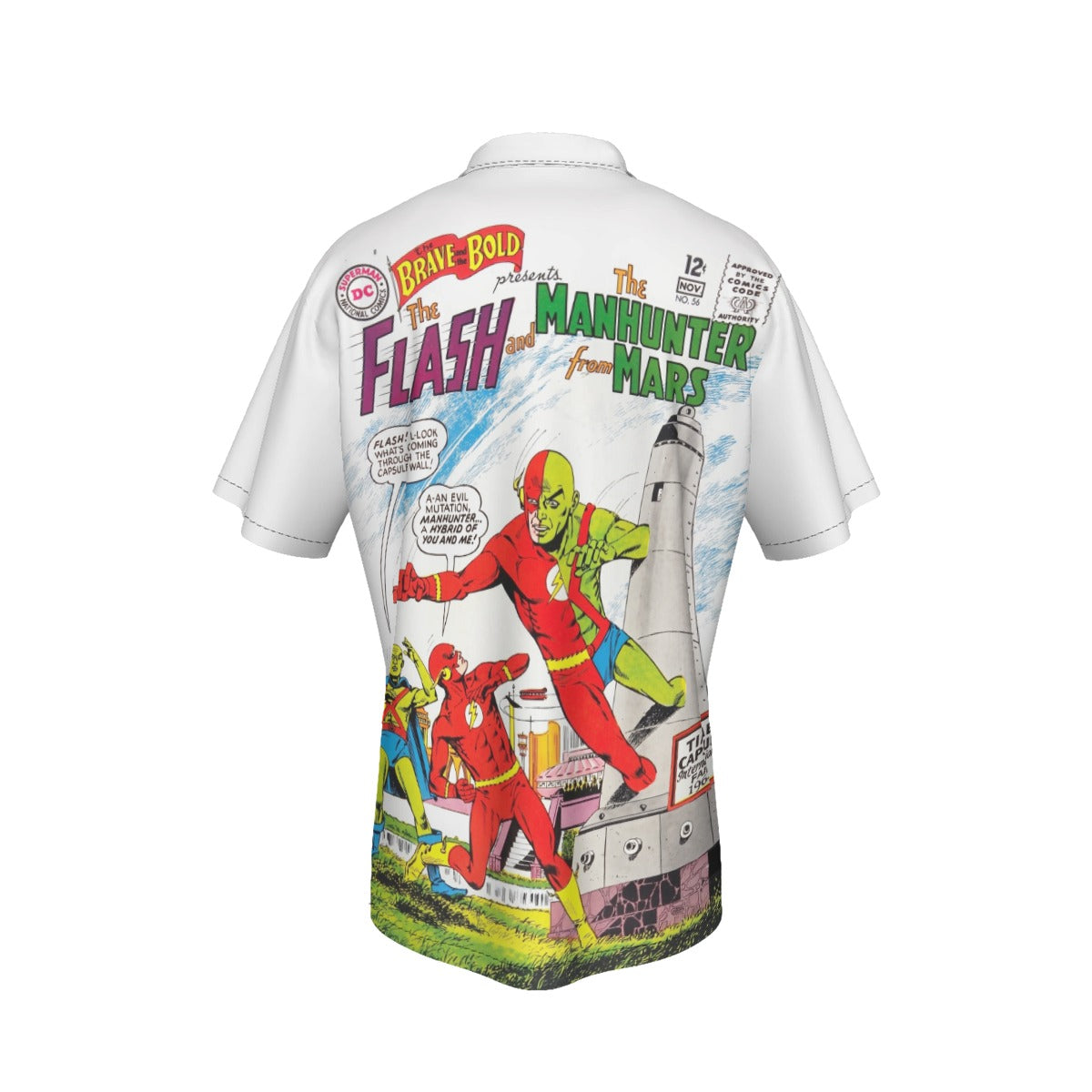 BRAVE AND THE BOLD 56 All Over Print Shirt & Tank Top - FLASH - MARTIAN MANHUNTER