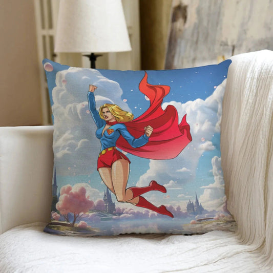 Supergirl Ready Pillow including pillow inserts