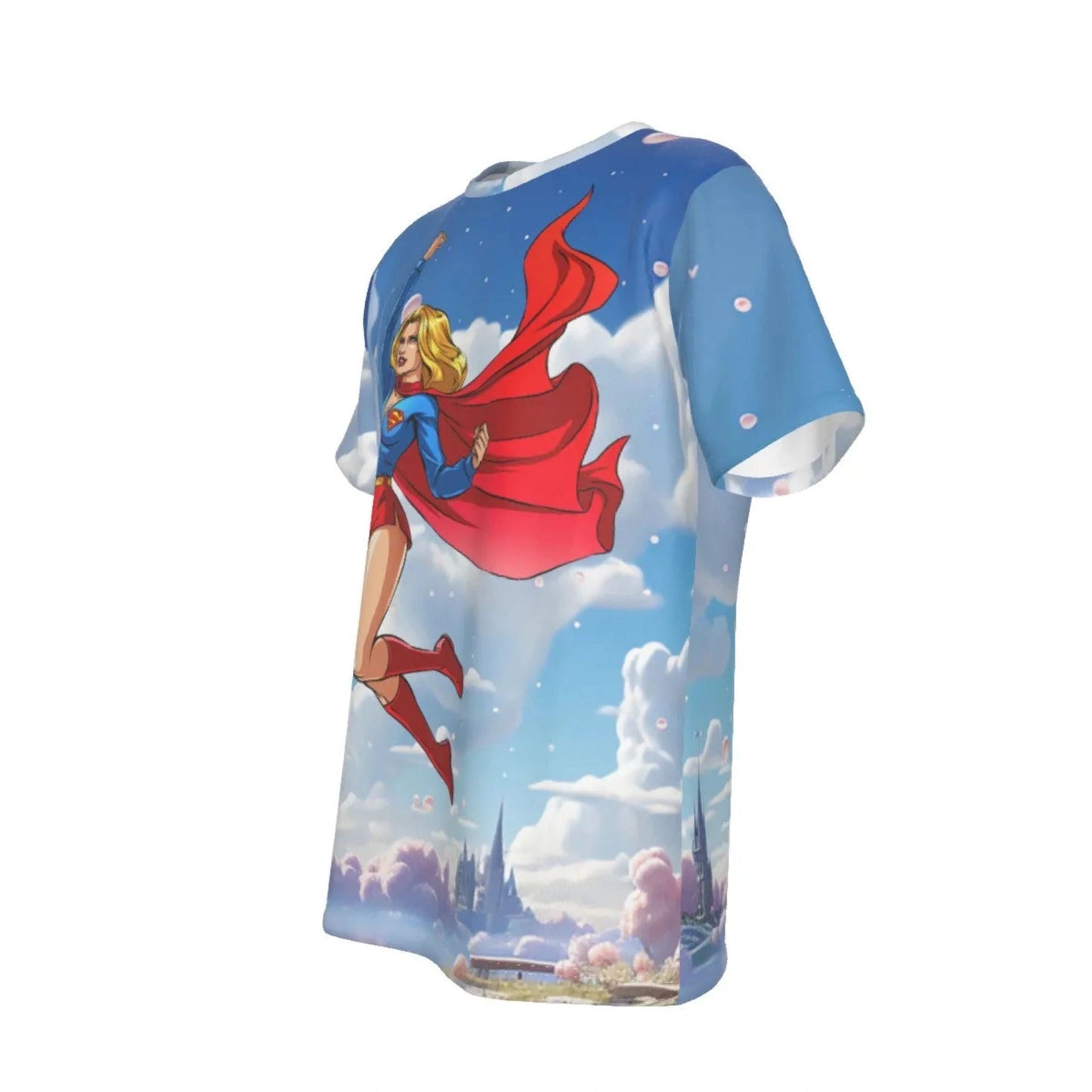 SUPERGIRL READY ALL-OVER PRINT SHIRT AND TANK TOP