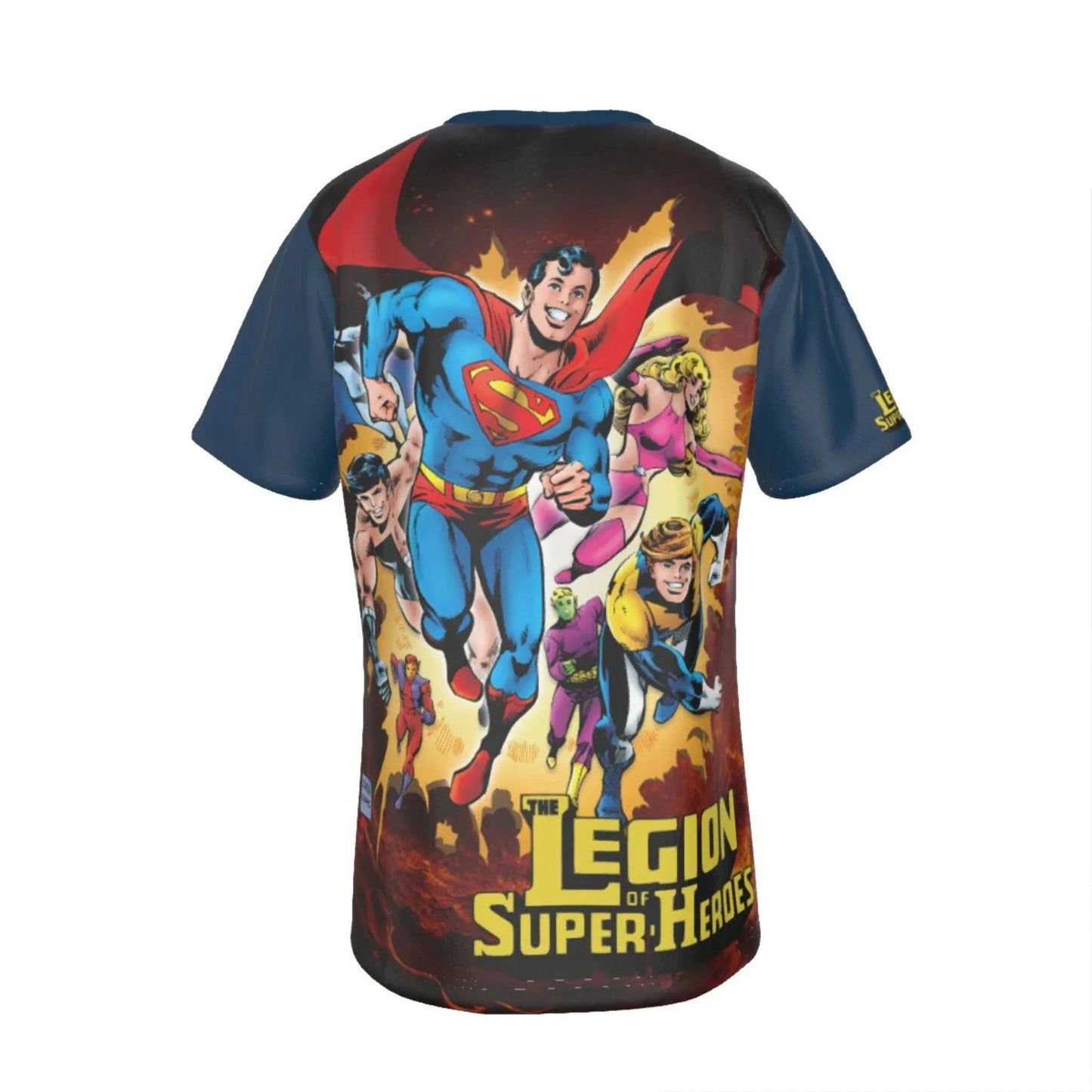 SUPERBOY/LEGION EXPLODE ALL-OVER PRINT SHIRT AND TANK TOP