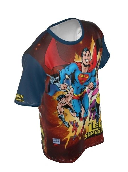 SUPERBOY/LEGION EXPLODE ALL-OVER PRINT SHIRT AND TANK TOP