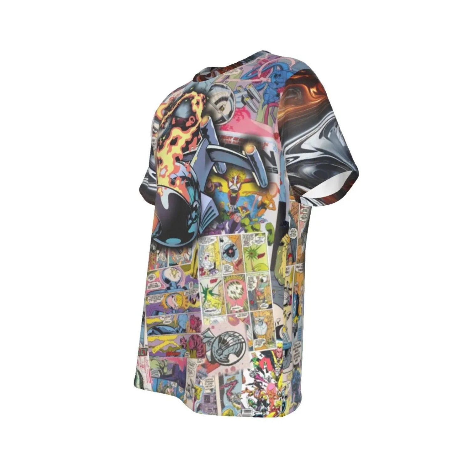 QUISLET COLLAGE ALL-OVER PRINT SHIRT AND TANK TOP