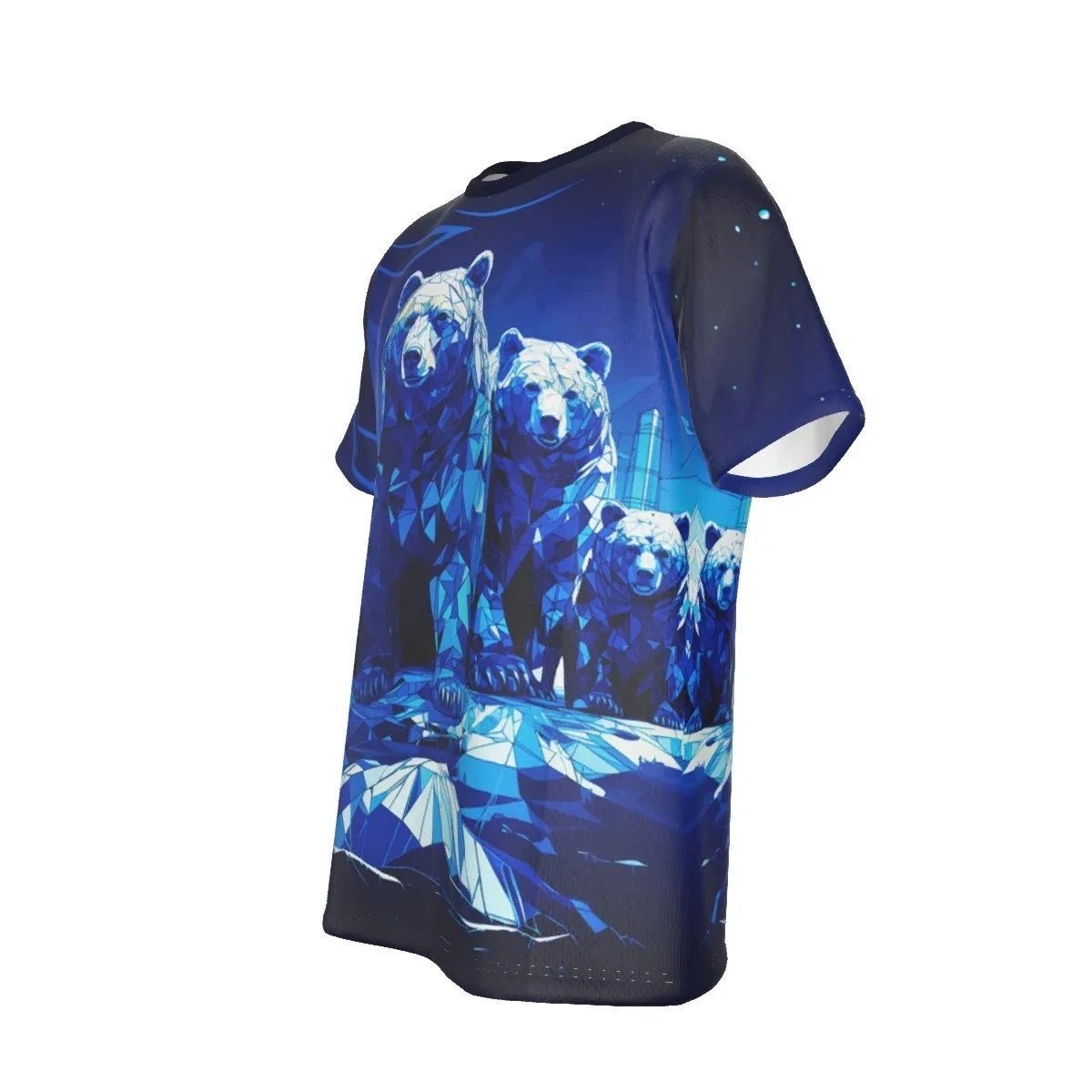 BLUE BEARS ISOMETRIC ALL-OVER PRINT SHIRT and tank
