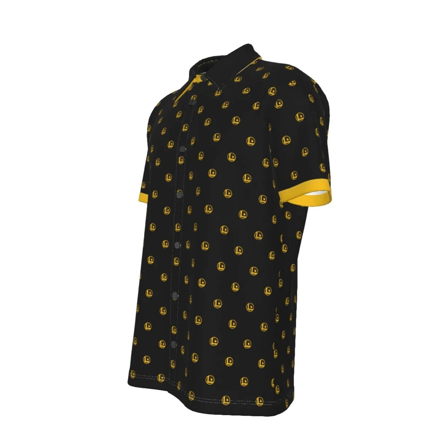 LEGION L Button up dress shirt - black and gold