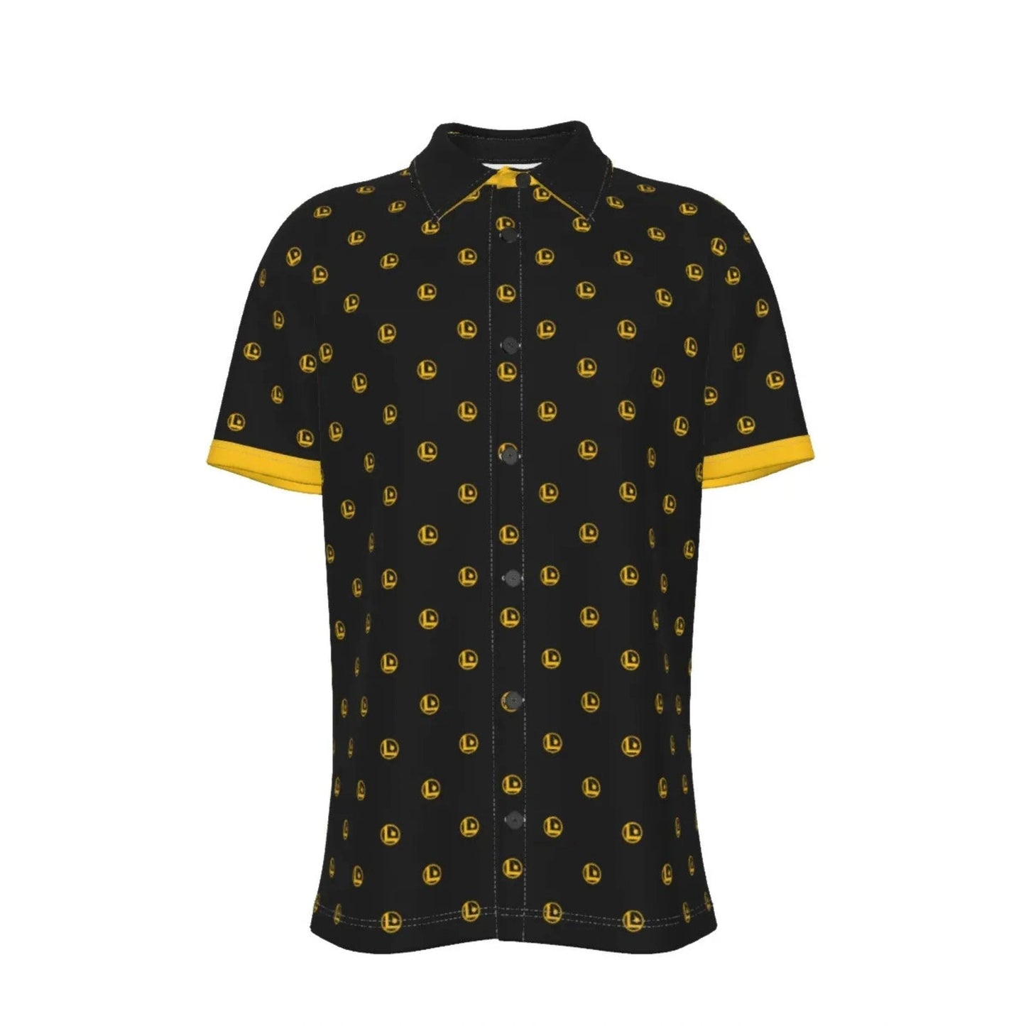LEGION L Button up dress shirt - black and gold