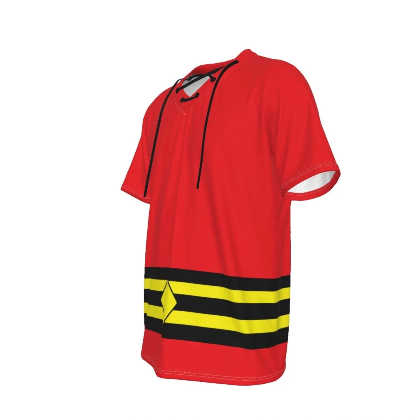 PLASTIC MAN COSPLAY SHIRT WITH NECKLINE TIE
