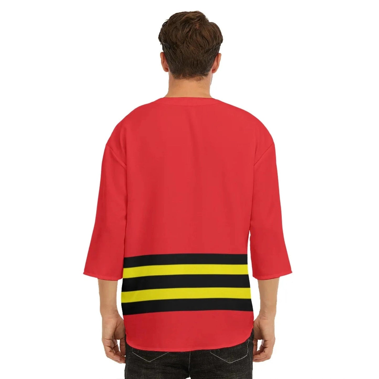 PLASTIC MAN COSPLAY SHIRT WITH NECKLINE TIE